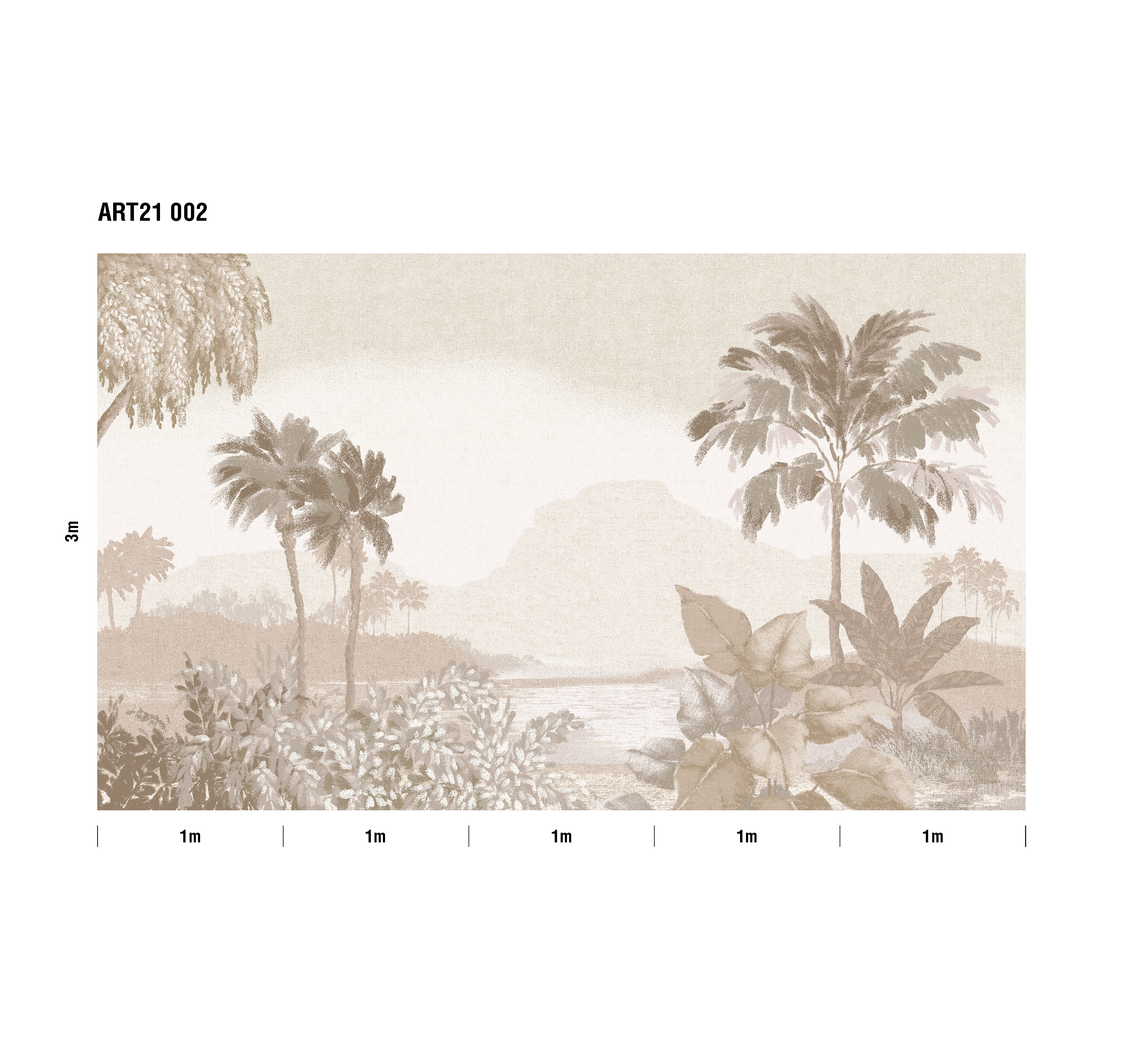 Панно Loymina Пейзаж 2 Мадагаскар ART21 002 3×5